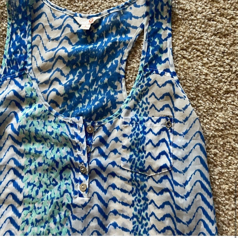 Semi sheer tank